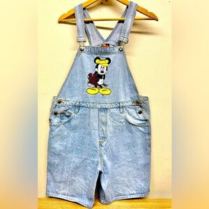 Vintage Mickey Bib Shorts Overalls - Mickey Unlimited, Jerry Leigh